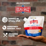 Redmond Real Salt - Ancient Fine Sea Salt, Unrefined Mineral Salt, 16 Ounce Pouch (1 Pack) - Image 4