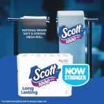 Scott 1000 Toilet Paper, 8 Rolls, Septic-Safe, 1-Ply Toilet Tissue - Image 4
