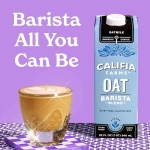 Califia Farms - Oat Barista Blend Oat Milk, 32 Oz (Pack of 6), Shelf Stable, Dairy Free, Plant Based, Vegan, Gluten Free, Non GMO, High Calcium, Milk Frother, Creamer, Oatmilk - Image 3