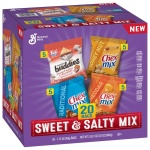 Sweet and Salty Snack Variety Pack, Muddy Buddies Peanut Butter and Chocolate, Chex Mix Traditional, Cheddar, and Honey Nut, 20 Ct, 35 oz