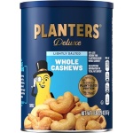 PLANTERS Deluxe Lightly Salted Cashews, Party Snacks, Plant-Based Protein, Quick Snack for Adults, After School Snack, Flavored with Sea Salt, Kosher, 1lb 2.25oz - Image 2