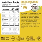 Lenny & Larry's FITZELS Protein Pretzels (Boujie Mustard) 8 Individual Bags 3 oz Each – High Protein Snacks with 20g of Plant Based Protein – Healthy Vegan Pretzels – Delicious Salty Taste - Image 3