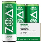 ZOA Energy Sugar Free Energy Drinks With Electrolytes For Hydration, Lemon Lime - 12 Fl Oz (12-Pack) - Image 2