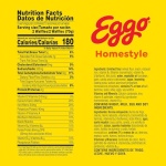 Eggo Homestyle Waffles, Breakfast Food, Frozen Breakfast, 10 Waffles (Frozen) - Image 3