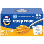 Kraft Easy Mac and Cheese, 18 Packets, for Easy Dinner or Dinner Sides, Original Flavor, No Artificial Flavors, Preservatives or Dyes, 38.7 oz - Image 2