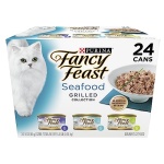Purina Fancy Feast Grilled Wet Cat Food Seafood Collection in Wet Cat Food Variety Pack - (Pack of 24) 3 oz. Cans - Image 2