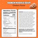 Maruchan Instant Lunch Ramen Noodles, Chicken Flavor – Japanese-Style Instant Noodle Soup, Easy Meal Ready in 3 Minutes – 2.25 Oz. (12 Pack) - Image 3