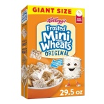 Kellogg’s Frosted Mini-Wheats Breakfast Cereal, High Fiber, 48g Whole Grain, Giant Size, 29.5 oz - Image 2