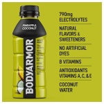 BODYARMOR Sports Drink, Pineapple Coconut, Electrolyte Drink Hydration, 16 Fl Oz Bottles (12 Pack), Flavored Coconut Water with B Vitamins & Antioxidants - Image 4