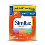 Similac Sensitive Infant Formula, for Fussiness & Gas Due to Lactose Sensitivity, Baby Formula Powder, 29.8-oz Value Can - Image 2