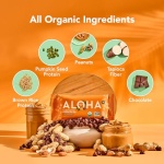 ALOHA Organic Plant Based Protein Bars |Peanut Butter Chocolate Chip | 1.98 Oz (Pack of 12) | Vegan, Low Sugar, Gluten Free, Paleo, Low Carb, Non-GMO, Stevia Free, Soy Free, No Sugar Alcohols - Image 4