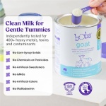 Bubs Whole Goat Milk Formula with Iron, Goat Milk-Based Powder, for Infants 0-12 Months, Made with Non-GMO Goat Milk, 20 oz - Image 4