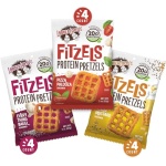 Lenny & Larry's FITZELS Variety Pack, 3 Flavors, 12 Count- Savory Pretzel Snacks Incredibly Tasty, High Protein Salty, Vegan, 20 g's of Plant Based Protein, 3 oz Each - Image 2