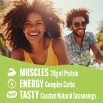 Lenny & Larry's FITZELS Protein Pretzels (Chilli Lime Time) 8 Individual Bags 3 oz Each – High Protein Snacks with 20g of Plant Based Protein – Healthy Vegan Pretzels – Delicious Salty Taste - Image 4