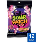 SOUR PATCH KIDS Glow Ups Strawberry-Watermelon Soft & Chewy Gummy Candy, Bulk Candy, 12-6.7 oz Bags - Image 3