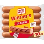 Oscar Mayer Classic Wieners Hot Dogs, 10 ct Pack - Image 2