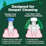 Vet's Best Dog Toothpaste & Dog Toothbrush, Dental Kit, Plaque Remover for Teeth, Whitens Teeth, Freshens Canine Breath, Veterinarian Formula, Finger Toothbrush Included - Image 3