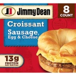 Jimmy Dean Sausage, Egg and Cheese Croissant Breakfast Sandwich, 8 Count (Frozen) - Image 2