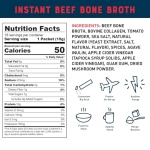 Bare Bones Beef Bone Broth Instant Powdered Mix Packets | 5g Collagen | 10g Protein | Keto & Paleo Friendly | No Artificial Flavors | Rich Savory on-the-go 16 Pack - Image 3