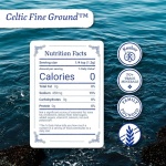 Celtic Sea Salt Fine Ground – Unrefined Mineral Salt, Sustainably Harvested, GMP Certified, Lab Tested – Baking, Cooking, Hydration, Everyday Use – 1 lb Resealable Bag - Image 3