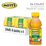 Mott's 100% Original Apple Juice, 8 Fl Oz Bottles, 24 Count (4 Packs Of 6), 2 Servings Of Fruit, 100% Fruit Juice, Gluten-free, Caffeine-free, Kosher, Contains No Artificial Colors Or Sweeteners - Image 3
