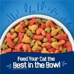 Purina Friskies Dry Cat Food Seafood Sensations With Salmon, Tuna, and Shrimp Flavors - 22 lb. Bag - Image 4