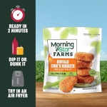 MorningStar Farms Plant Based Chik'n Nuggets, Vegan Meat, Buffalo, 10.5oz - Image 4