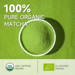 Chaism Ceremonial Grade Matcha Green Tea Powder - Single Origin Premium First Harvest USDA Organic, 1.06oz Tin - Image 4