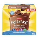Carnation Breakfast Essentials Powder Drink Mix, Rich Milk Chocolate, 22 Count Box of 1.26 Ounce Packets - Image 2