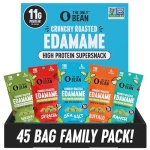The Only Bean High Protein Snacks, Healthy Office Snacks, Healthy Snacks for Adults and Kids for Lunch, Vegan, Low Carb & Gluten Free - Edamame Beans Snack, Variety Pack - 0.9oz (Pack of 45) - Image 2