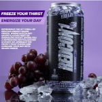 REDCON1 Energy High Performance Drink, Grape Freeze - Zero Sugar Energy Drink with Alpha GPC Nootropic - 200mg Natural Caffeine from Green Coffee Beans - Vitamin B6, B12 & B5 to Boost Mood (12 ct) - Image 4