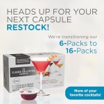 The Classic Collection Capsules, Variety Pack of 6 for Bartesian Premium Cocktail Maker (55524) - Image 3