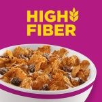 Kellogg’s Raisin Bran Breakfast Cereal, High Fiber, 28g Whole Grain, Large Size, 20.9 oz - Image 4