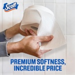 Scott ComfortPlus Toilet Paper, 12 Triple Rolls, 231 Sheets per Roll, Septic-Safe, 1-Ply Toilet Tissue - Image 5