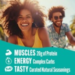 Lenny & Larry's FITZELS Protein Pretzels (Cinnamon Buns) 8 Individual Bags 3 oz Each – High Protein Snacks with 20g of Plant Based Protein – Healthy Vegan Pretzels – Delicious Salty Taste - Image 4