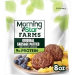 MorningStar Farms Plant Based Sausage Patties, Vegan Meat (6 Count) - Image 2