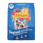 Purina Friskies Dry Cat Food Seafood Sensations With Salmon, Tuna, and Shrimp Flavors - 22 lb. Bag - Image 2