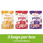 Happy Baby Organics Yogis Freeze-Dried Yogurt & Fruit Snacks, 3 Flavor Variety Pack, 1 Ounce (Pack of 3) - Image 3