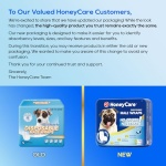 HONEY CARE All-Absorb A26 Male Dog Wrap, 50 Count, Small - Image 3