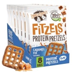 Lenny & Larry's FITZELS Protein Pretzels [Caramel Fix] – 8 x 3oz Bags of High Protein Snacks with 20g Plant Based Protein – Vegan Snack – Incredibly Tasty with Salty Crunch - Image 2