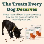 WOOF Love Nuggets, Made in the USA Dog Treats for Training, Jerky for Dogs, Bite-Sized Beef Training Treats - Image 4