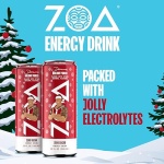 ZOA Energy Sugar Free Energy Drinks With Electrolytes For Hydration, Dwanta's Holiday Punch, 12 Pack, 12 FL OZ Cans - Image 4