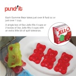 Pund'it Giant Gummy Bear Mold, Set of 4 Big Gummy Bear Makers - Image 4