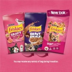 Purina Friskies Gravy Swirlers With Flavors of Chicken, Salmon and Gravy Dry Cat Food - 3.15 lb. Bag - Image 3