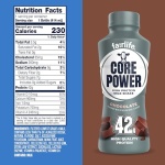Core Power Elite High Protein Shake, Chocolate, 42g Bottle, 14oz, 12 Pack - Image 3