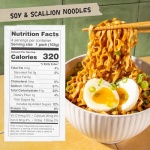 Momofuku Soy and Scallion Ramen Noodles by David Chang, 4 Pack of Restaurant Quality Air-Dried Instant Noodles Now with More Sauce & 10g of Protein - Image 3