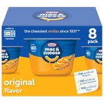 Kraft Mac and Cheese, 8 Cups, for Easy Dinner or Dinner Sides, Original Flavor, No Artificial Flavors, Preservatives or Dyes, 2.05 oz - Image 2