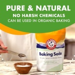 ARM & HAMMER Baking Soda, Multi-Purpose 100% Pure Sodium Bicarbonate Powder for Cooking, Baking, Cleaning, Laundry, Deodorizing, DIY & More, 2.7 Lbs - Image 3