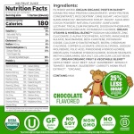 Orgain Organic Kids Nutritional Protein Shake, Chocolate, Healthy Kids Snacks, 8g Dairy Protein, 3g Fiber, 22 Vitamins & Minerals, No Soy Ingredients, Gluten Free, Non-GMO, 8.25 Fl Oz (Pack of 12) - Image 3