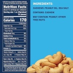 PLANTERS Deluxe Lightly Salted Cashews, Party Snacks, Plant-Based Protein, Quick Snack for Adults, After School Snack, Flavored with Sea Salt, Kosher, 1lb 2.25oz - Image 3